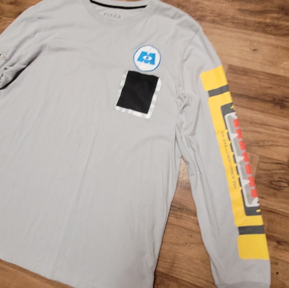 Pixar Monsters Ink Long Sleeve Shirt Sz L - Picture 3 of 7